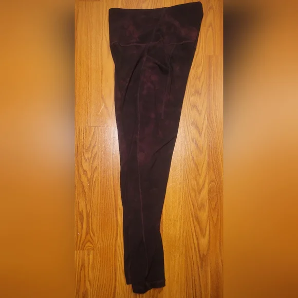 Lululemon Align HR Leggings With Pockets 25" W5DSRS 6 Diamond Dye Cassis Black - Picture 10 of 15